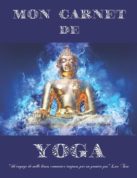 portada Mon carnet de Yoga: Format 21,6 cm x 27,9 cm