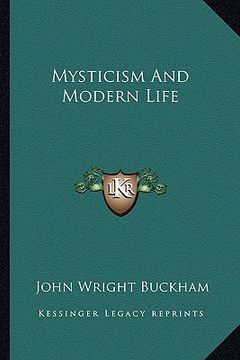 portada mysticism and modern life (en Inglés)