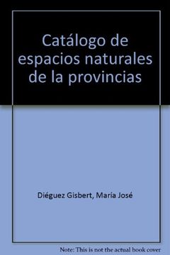 portada Catálogo de espacios naturales de la provincias
