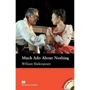 portada Macmillan Readers Much ado About Nothing Intermediate Level: Reader & cd (en Inglés)