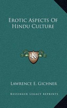 portada erotic aspects of hindu culture (en Inglés)