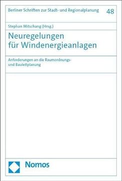 portada Neuregelungen fur Windenergieanlagen (en Alemán)
