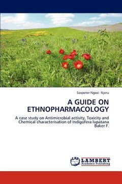 portada a guide on ethnopharmacology (en Inglés)