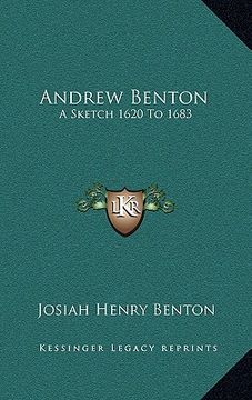 portada andrew benton: a sketch 1620 to 1683 (en Inglés)