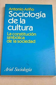 portada Sociologia De La Cultura (in Spanish)