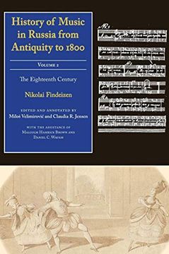 portada History of Music in Russia From Antiquity to 1800, Vol. 2 (Russian Music Studies) (en Inglés)