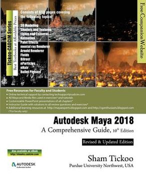 portada Autodesk Maya 2018: A Comprehensive Guide (en Inglés)