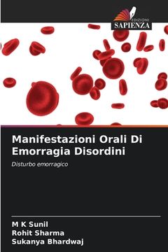 portada Manifestazioni Orali Di Emorragia Disordini (en Italiano)