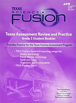 portada Houghton Mifflin Harcourt Science Fusion Texas: Texas Assessment Review and Practice Grade 3
