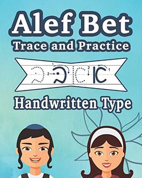 portada Alef bet Trace and Practice Handwritten Type (en Inglés)