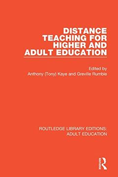 portada Distance Teaching for Higher and Adult Education (Routledge Library Editions: Adult Education) (en Inglés)