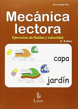 portada Mecánica Lectora, Ejercicios de Fluidez y Velocidad, Educación Primaria, 6-8 Años