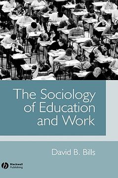 portada the sociology of education and work (en Inglés)