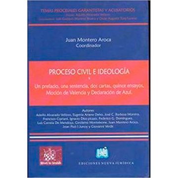 portada PROCESO CIVIL E IDEOLOGIA (in Spanish)
