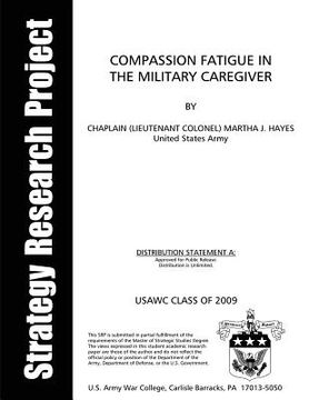 portada Compassion Fatigue in the Military Caregiver