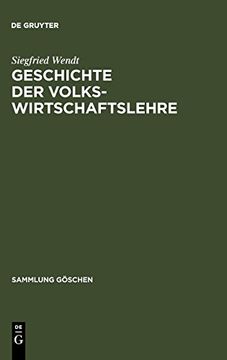 portada Geschichte der Volkswirtschaftslehre (Sammlung Göschen) (en Alemán)