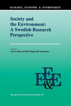 portada Society and the Environment: A Swedish Research Perspective (en Inglés)