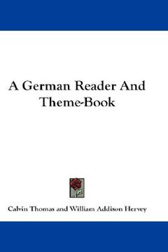 portada a german reader and theme-book