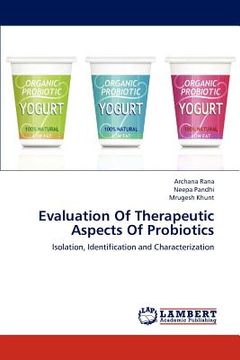 portada evaluation of therapeutic aspects of probiotics (in English)