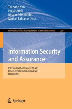 portada information security and assurance