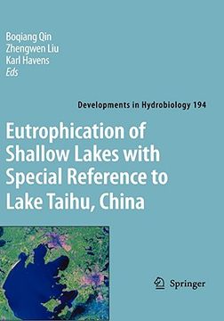portada eutrophication of shallow lakes with special reference to lake taihu, china (en Inglés)
