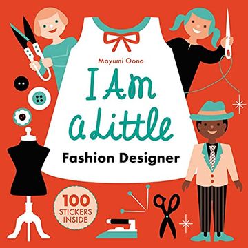 portada I am a Little Fashion Designer (Careers for Kids): (Toddler Activity Kit, Fashion Design for Kids Book) (Little Professionals) (en Inglés)