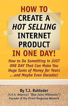 portada how to create hot selling internet product in one day! (in English)