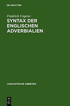 portada Syntax Der Englischen Adverbialien (Linguistische Arbeiten)