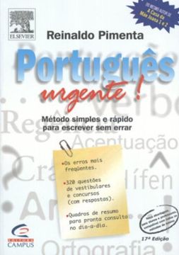 portada Português Urgente!  Método Simples e Rápido Para Escrever sem Errar