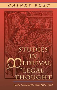 portada Studies in Medieval Legal Thought: Public law and the State, 1100-1322