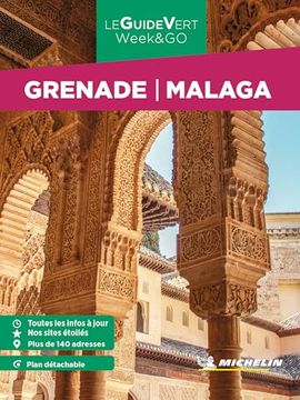 portada Guide Vert Week&Go Grenade, Malaga Michelin