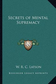 portada secrets of mental supremacy (in English)