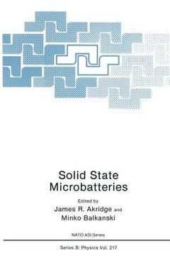 portada Solid State Microbatteries (en Inglés)