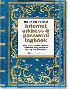 portada Celestial Large-Format Internet Address & Password Logbook (en Inglés)