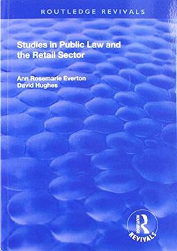 portada Studies in Public Law and the Retail Sector (en Inglés)