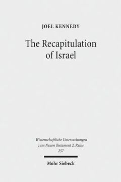 portada The Recapitulation of Israel: Use of Israel's History in Matthew 1:1-4:11 (en Inglés)