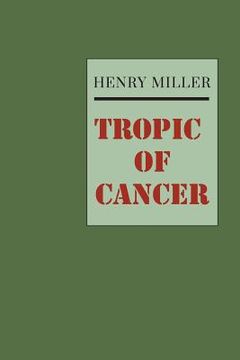 portada Tropic of Cancer (in English)