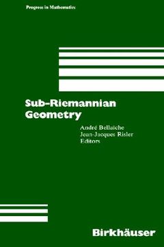 portada sub-riemannian geometry