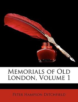 portada memorials of old london, volume 1 (in English)