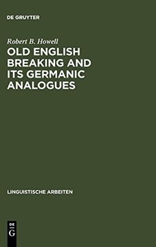 portada Old English Breaking and its Germanic Analogues (Linguistische Arbeiten) (en Inglés)