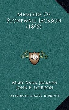 portada memoirs of stonewall jackson (1895)