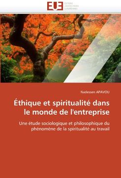 portada Ethique Et Spiritualite Dans Le Monde de L'Entreprise