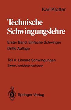 portada Lineare Schwingungen (Technische Schwingungslehre, 1 (in German)