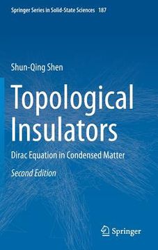 portada Topological Insulators: Dirac Equation in Condensed Matter (en Inglés)