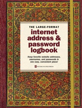 portada Gilded Floral Internet Password Address & Logbook (en Inglés)