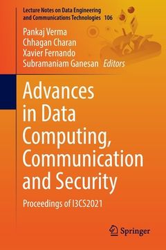 portada Advances in Data Computing, Communication and Security: Proceedings of I3cs2021 (en Inglés)