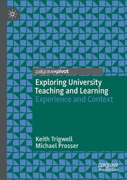 portada Exploring University Teaching and Learning: Experience and Context (en Inglés)