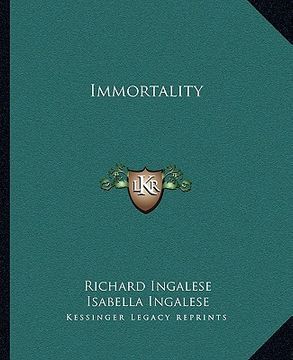 portada immortality (en Inglés)