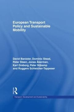 portada European Transport Policy and Sustainable Mobility (Transport, Development and Sustainability Series) (en Inglés)