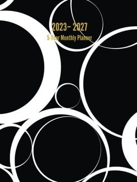 portada 2023 – 2027 5-Year Monthly Planner: 60-Month Calendar (Black) - Large (in English)